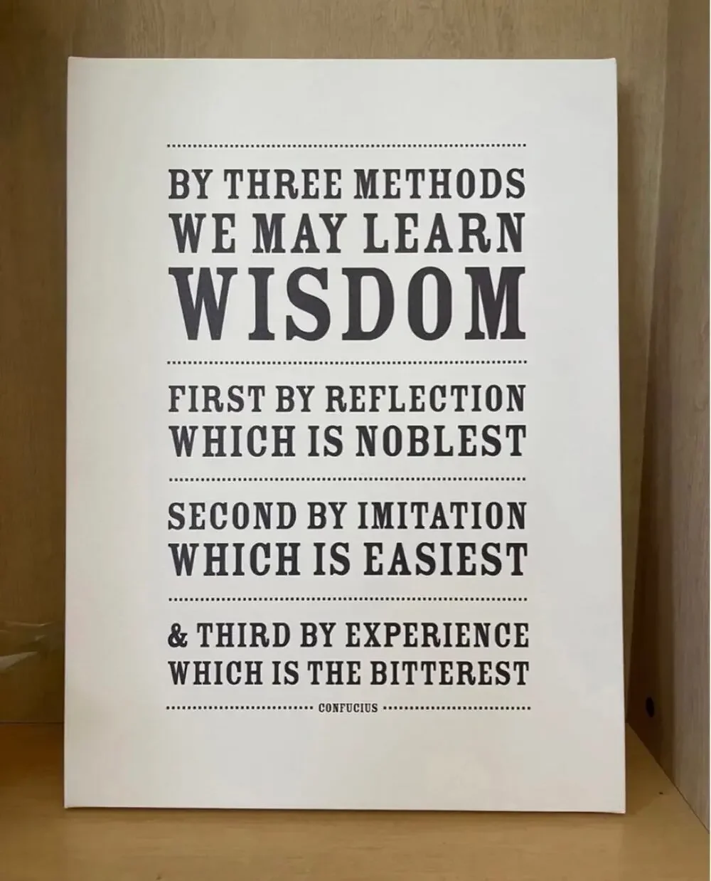 Nice Wisdom Canvas